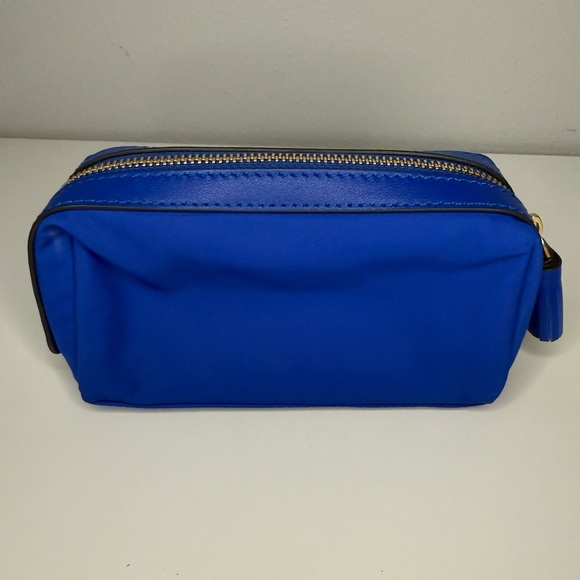 NEW ANYA HINDMARCH girlie stuff pouch in royal blue nylon - Picture 4 of 6